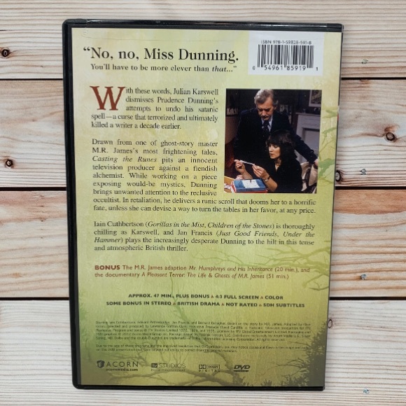 Casting the Runes - DVD Sealed - Picture 2 of 2